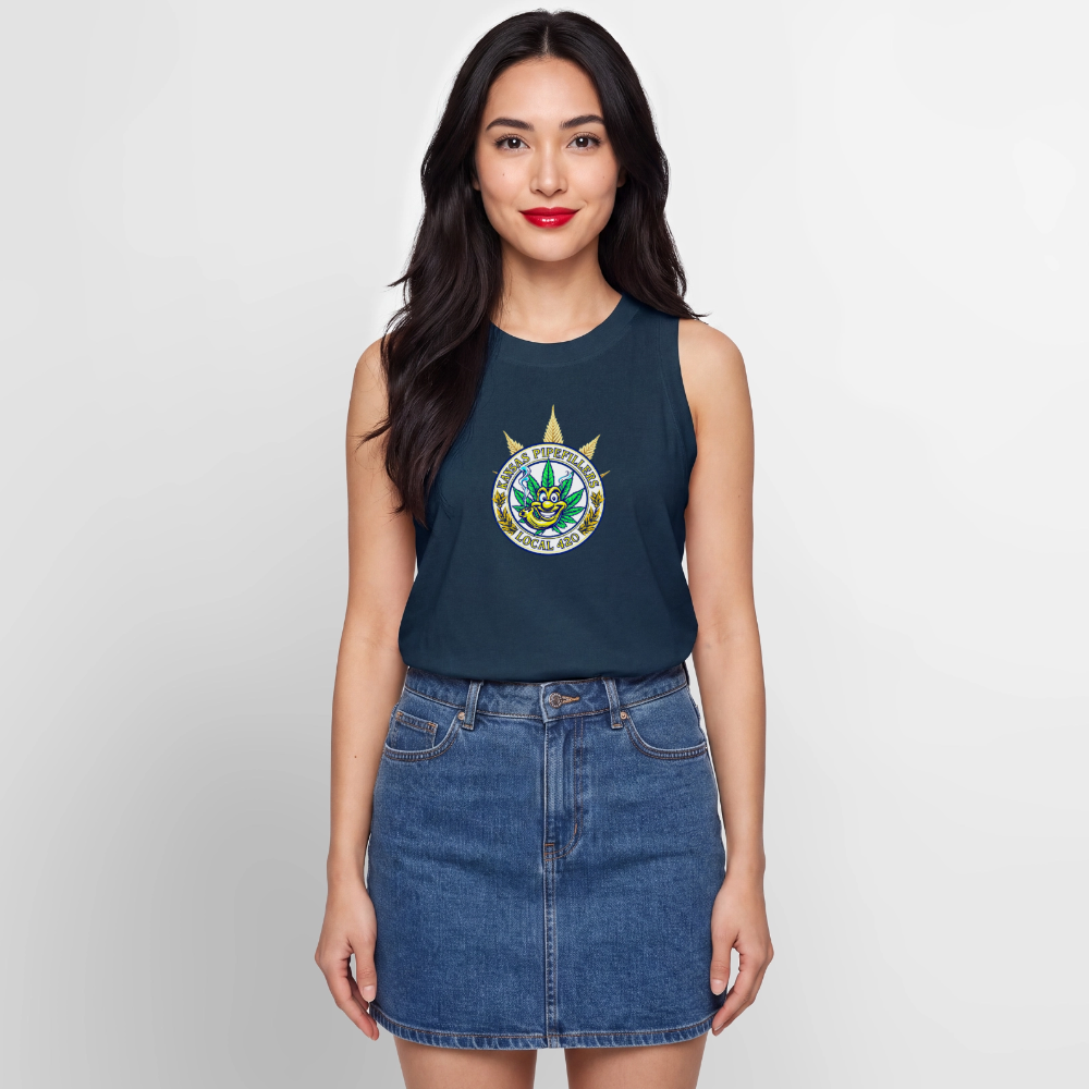INDIANA PIPEFILLERS LOCAL 420 Women's Relaxed Tank Top - denim