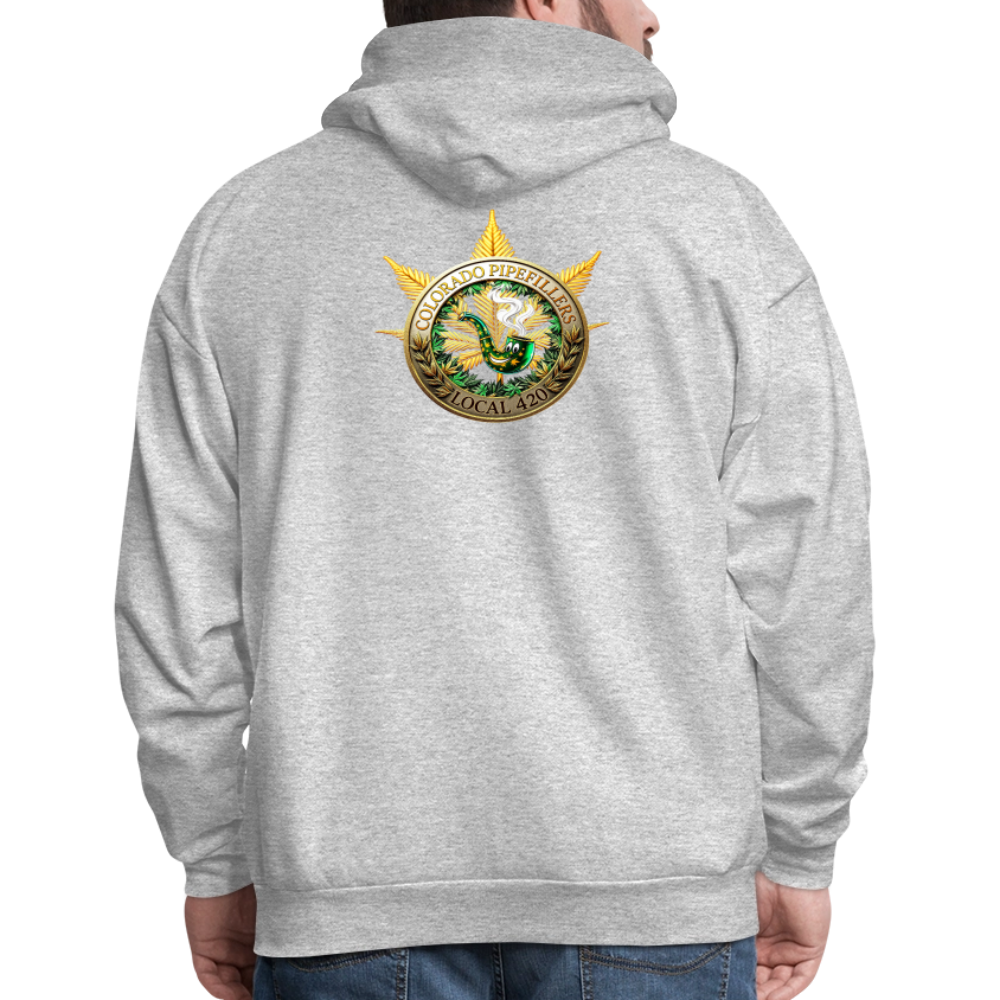 COLORADO PIPEFILLERS LOCAL 420 Men's Hoodie - heather gray