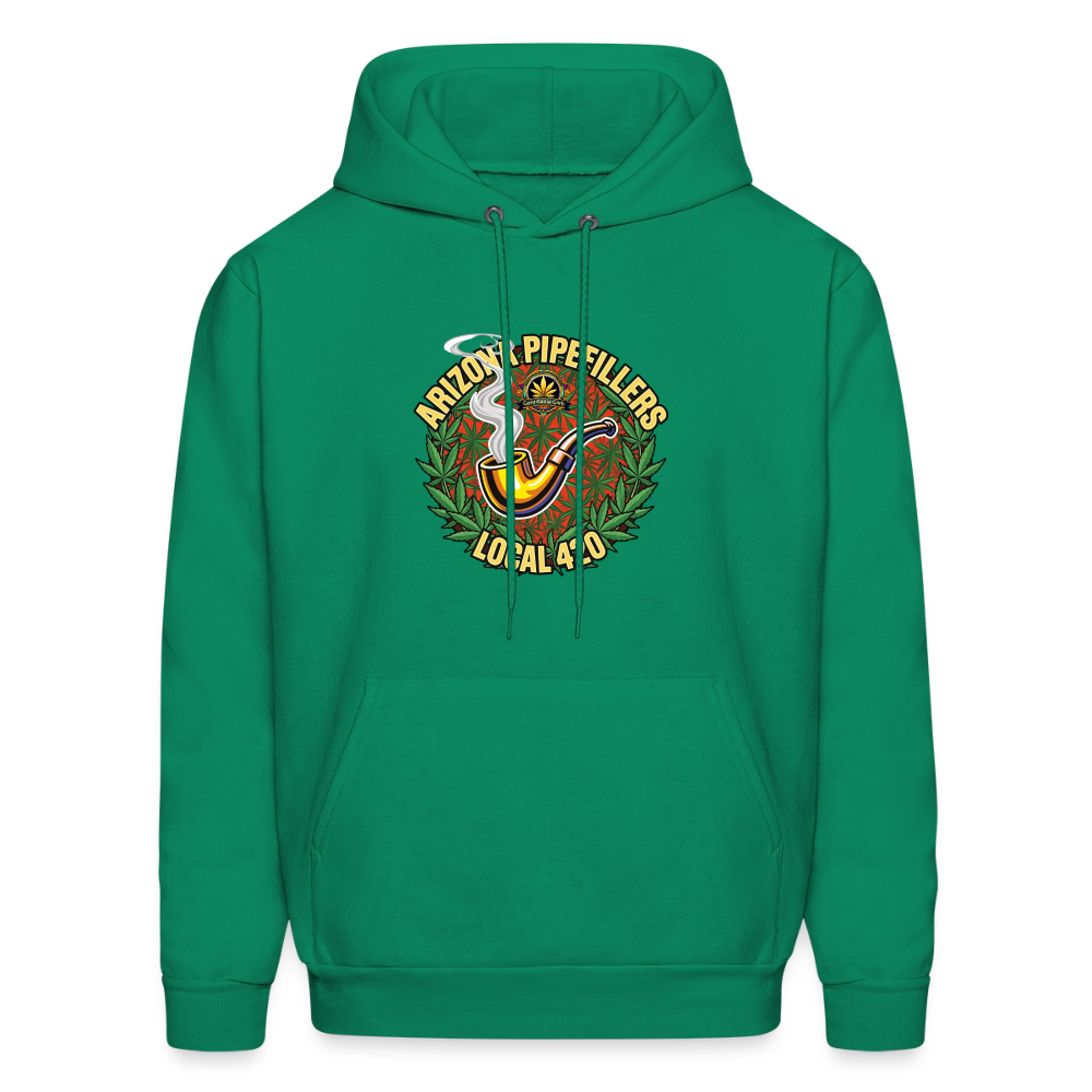 ARIZONA PIPEFILLERS LOCAL 420 Men's Hoodie - kelly green