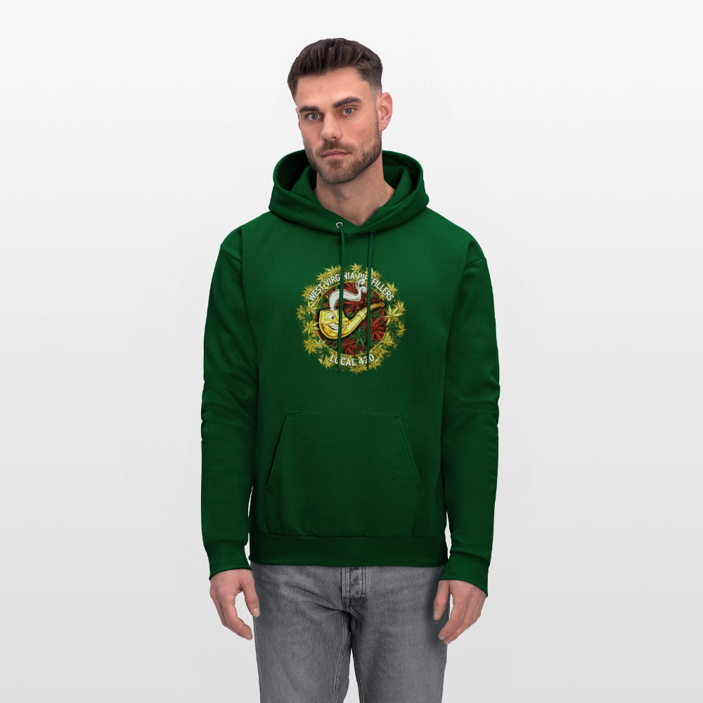 WEST VIRGINIA PIPIEFILLERS LOCAL 420 Men's Hoodie - forest green