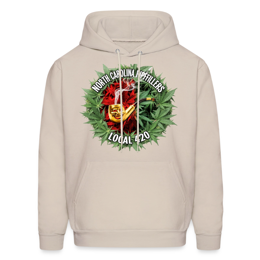 NORTH CAROLINA  PIPEFILLERS LOCAL 420 Men's Hoodie - Sand