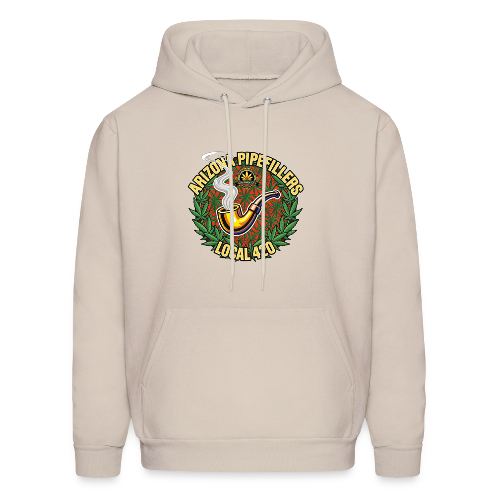 ARIZONA PIPEFILLERS LOCAL 420 Men's Hoodie - Sand