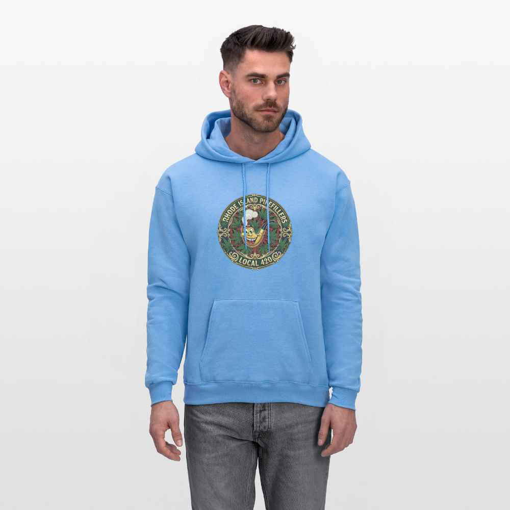 TEXAS PIPEFILLERS LOCAL 420 Men's Hoodie - carolina blue