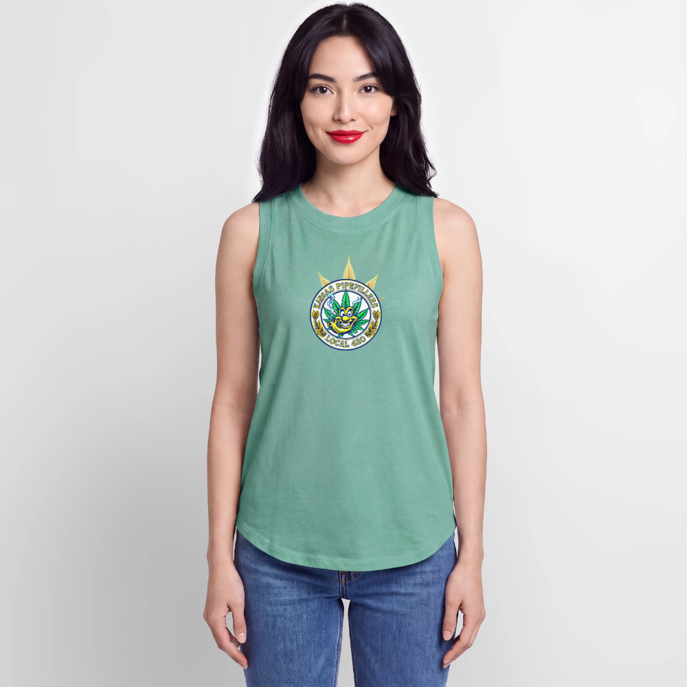 INDIANA PIPEFILLERS LOCAL 420 Women's Relaxed Tank Top - saltwater