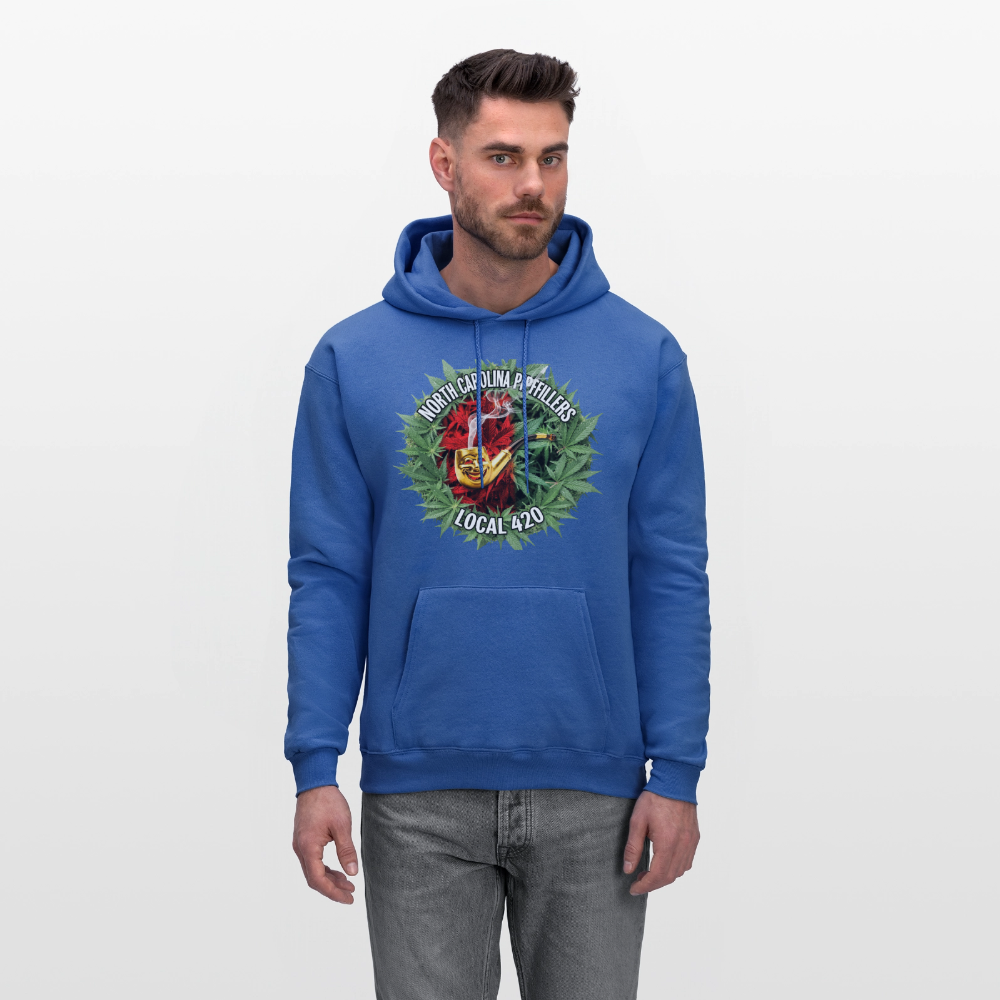 NORTH CAROLINA  PIPEFILLERS LOCAL 420 Men's Hoodie - royal blue