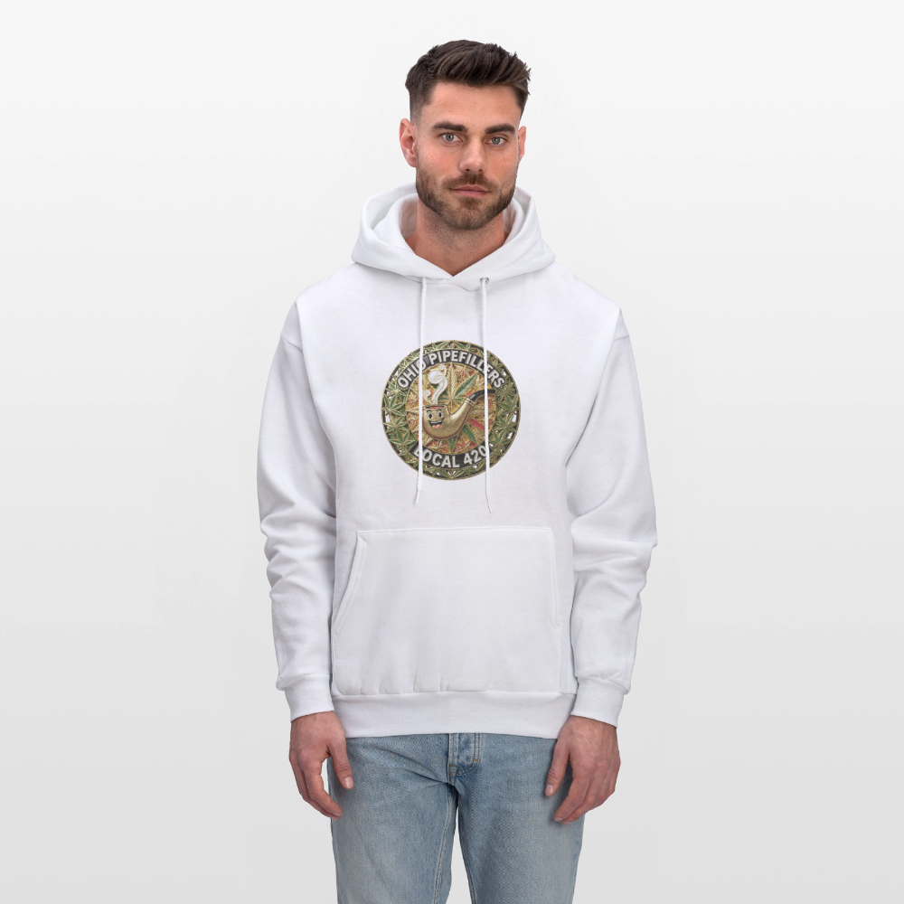 OHIO PIPEFILLERS LOCAL 420  F/B DESIGNS Men's Hoodie - white