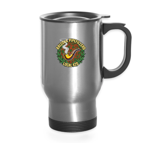 ARIZONA PIPEFILLERS LOCAL 420 40oz stainless Steel Travel Mug - silver