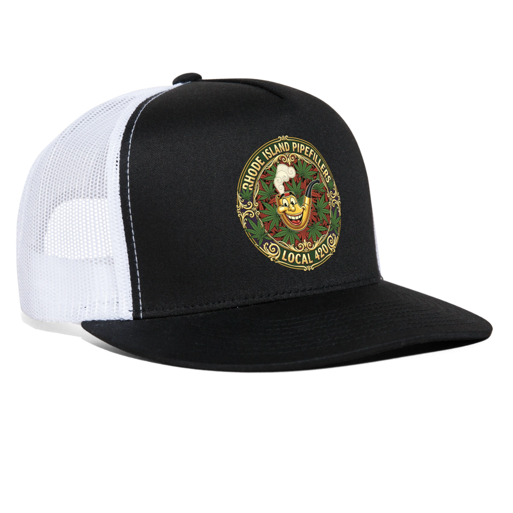 TEXAS PIPEFILLERS LOCAL 420 Trucker Hat - black/white
