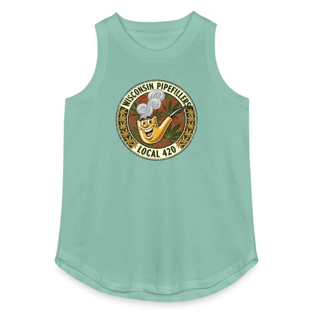 WISCONSIN PIPEFILLERS LOCAL 420 Women's Relaxed Tank Top - saltwater