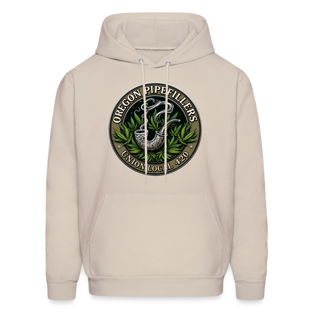 OREGON PIPEFILLERS LOCAL 420 Men's Hoodie - Sand