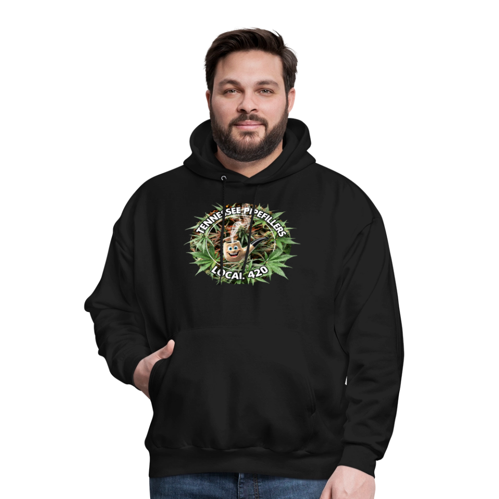 TENNESSEE PIPEFILLERS LOCAL 420 Men's  Hoodie - black