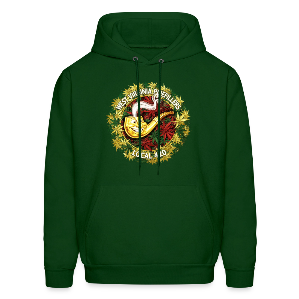 WEST VIRGINIA PIPIEFILLERS LOCAL 420 Men's Hoodie - forest green