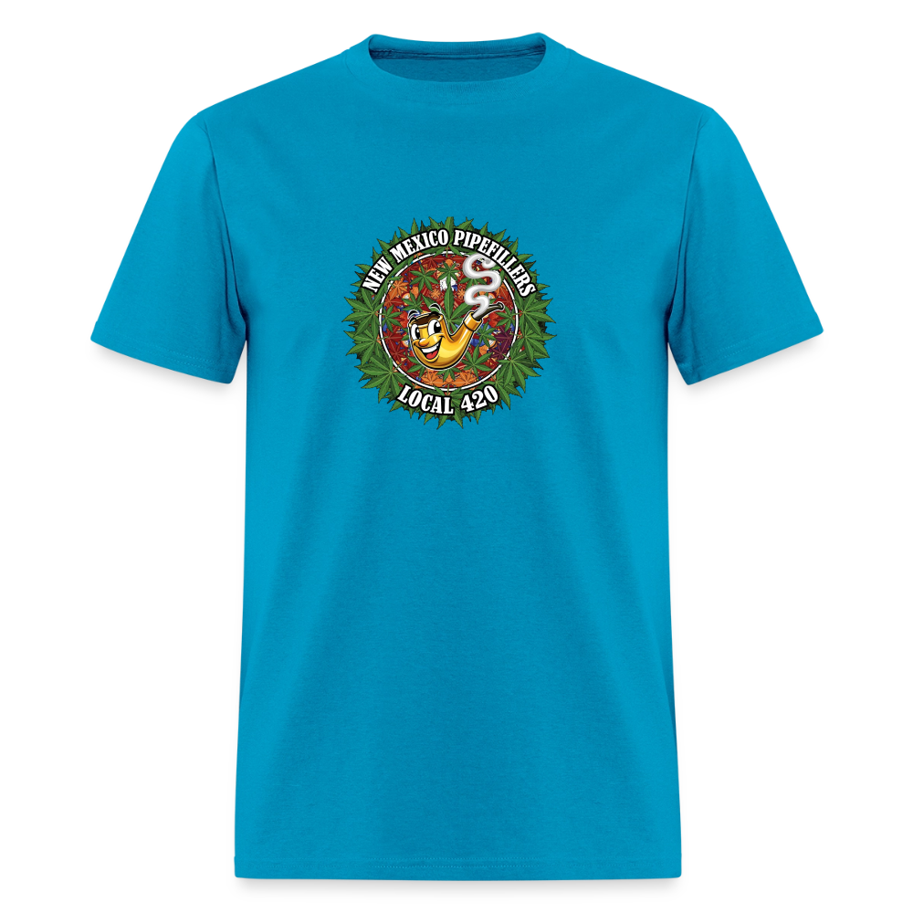 NEW MEXICO PIPEFILLERS LOCAL 420 MEN'S T-Shirt - turquoise