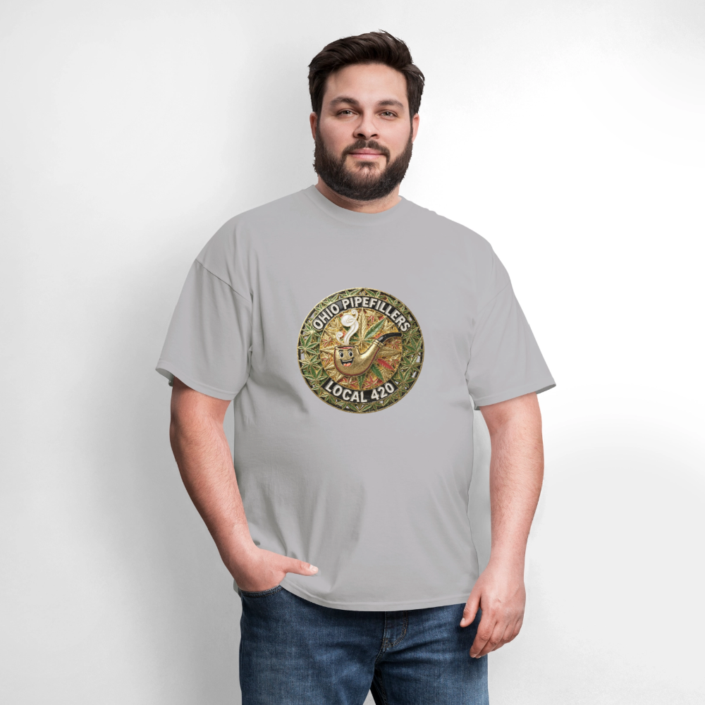 OHIO PIPEFILLERS LOCAL 420  F/B DESIGNS Men's T-Shirt - rock