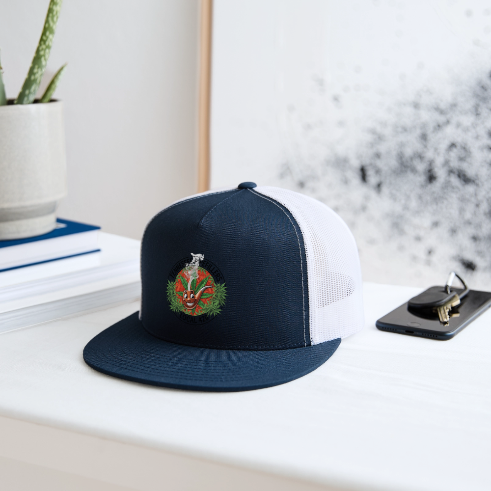 TENNESSEE PIPEFILLERS LOCAL 420 Trucker Hat - navy/white
