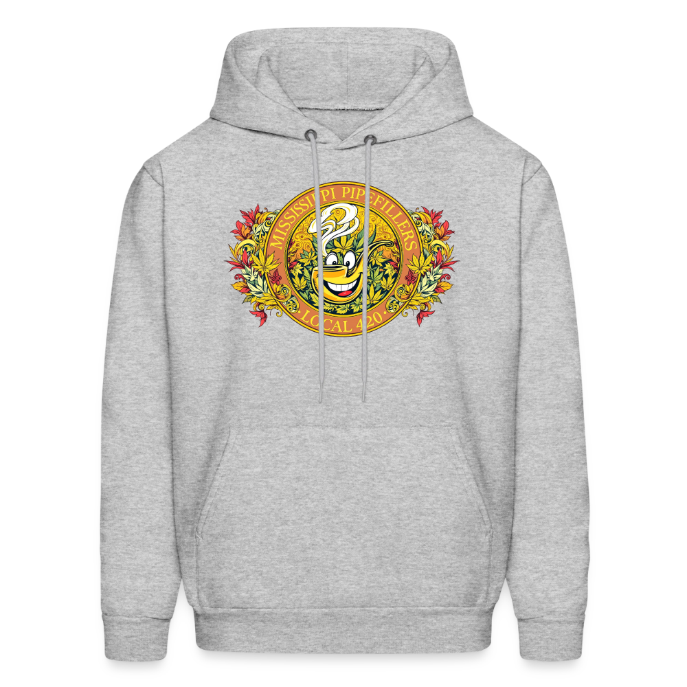 MISSISSIPPI PIPEFILLERS LOCAL 420 F/B DESIGNS Men's Hoodie - heather gray