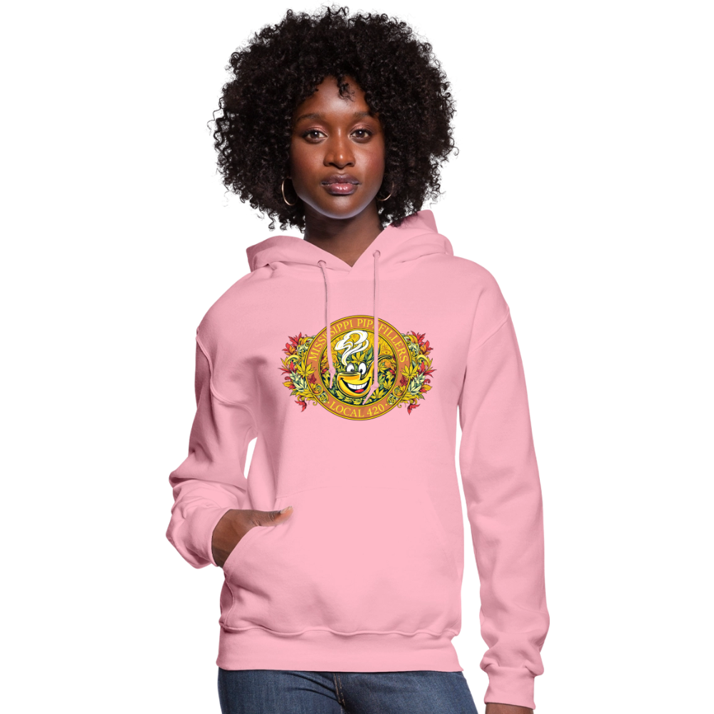 MISSISSIPPI PIPEFILLERS LOCAL 420 F/B DESIGNS Hoodie Women's Hoodie - classic pink