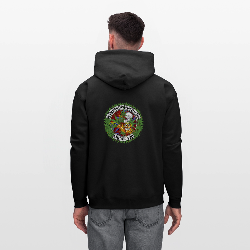 WASHINGTON PIPEFILLERS LOCAL 420 F/B DESIGN Men's Hoodie - black