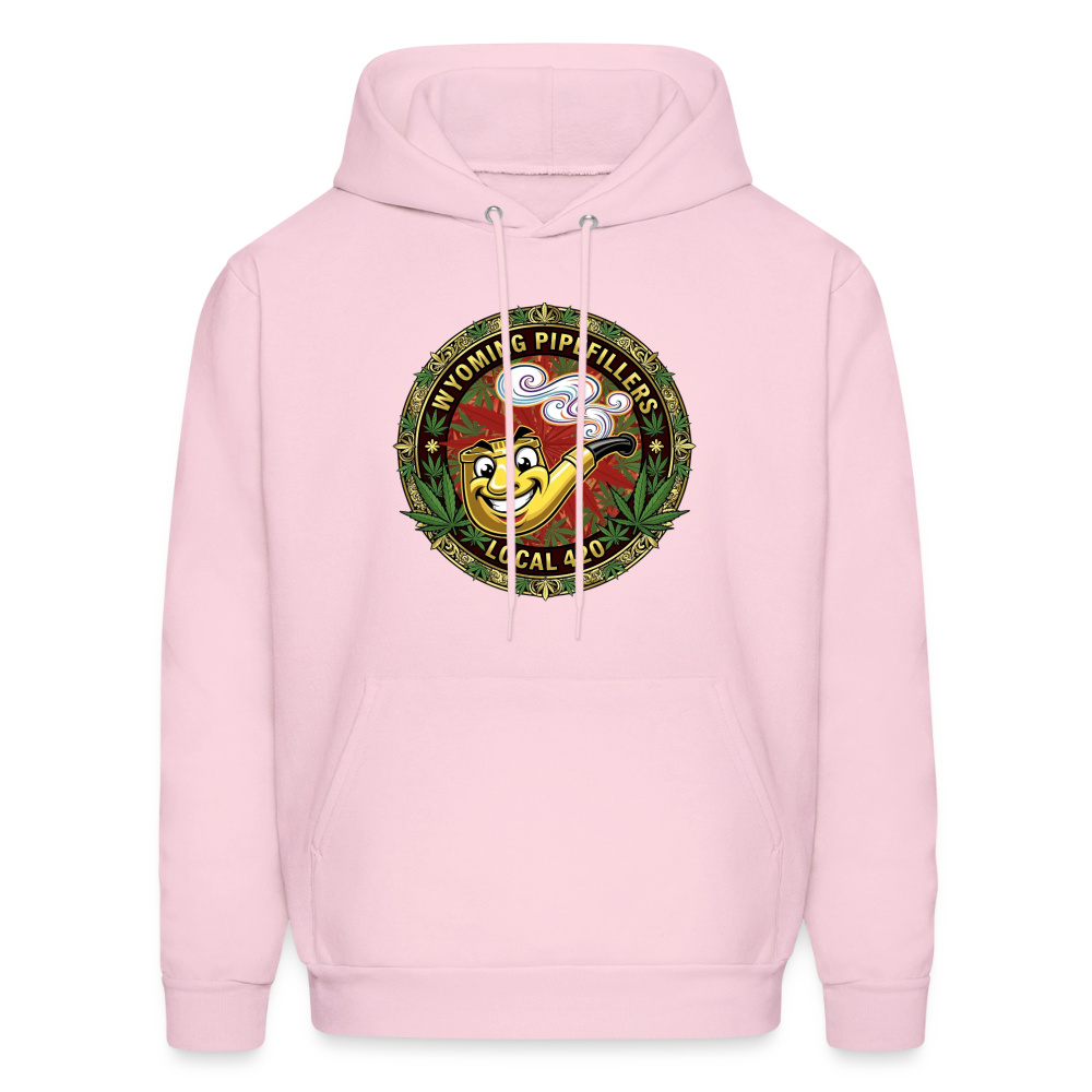 WYOMING PIPEFILLERS LOCAL 420 Men's Hoodie - pale pink