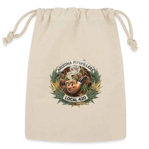 ARIZONA  PIPEFILLERS LOCAL 420 Union Reusable Gift Bag - Natural