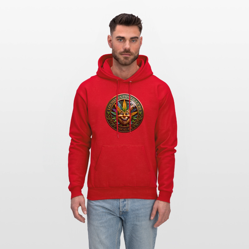 LOUISIANA PIPEFILLERS LOCAL 420 Men's Hoodie - red