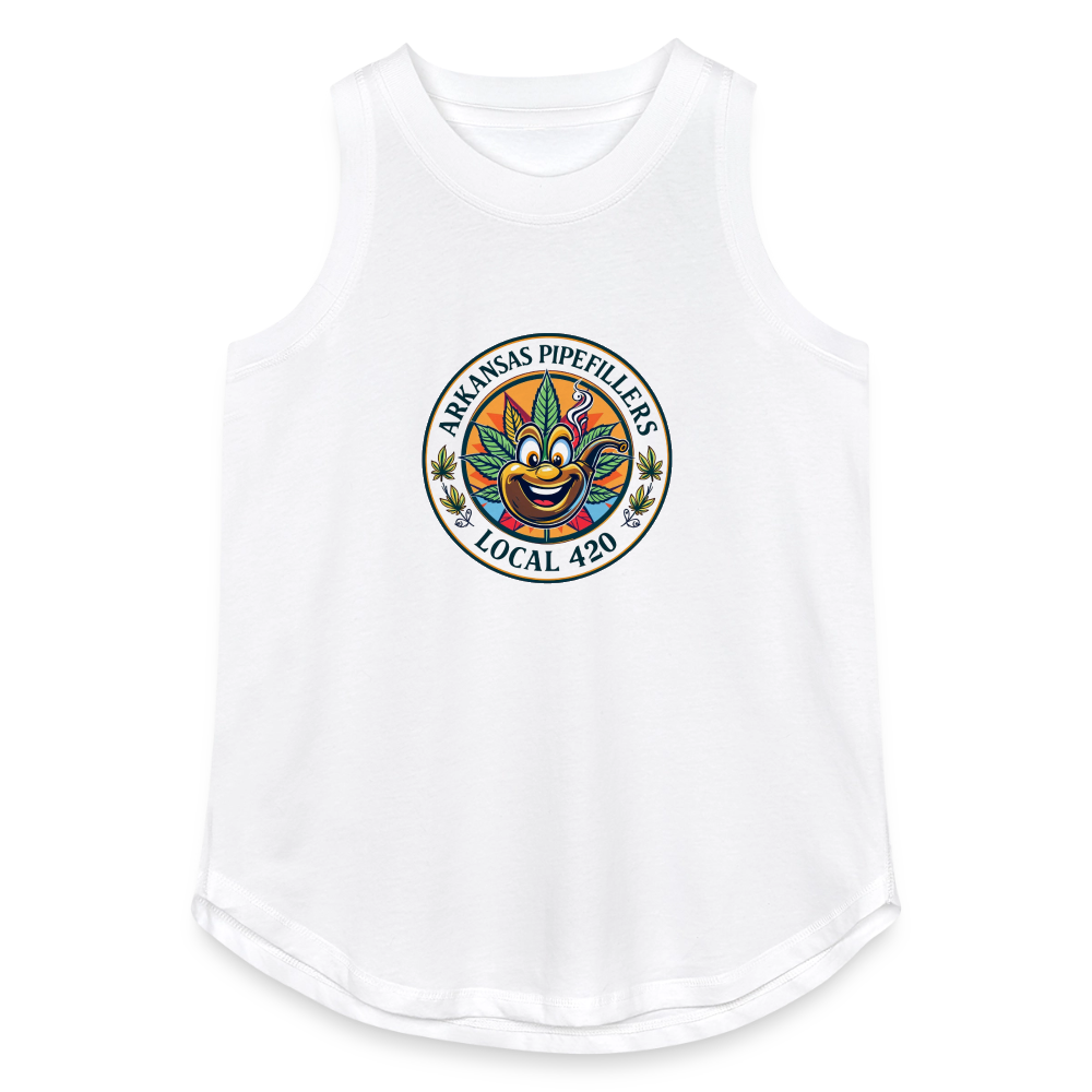 ARKANSAS PIPEFILLERS LOCAL 420 Women's Relaxed Tank Top - white