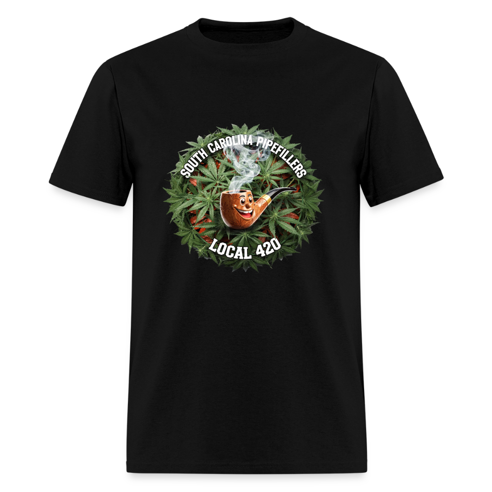 SOUTH CAROLINA PIPEFILLERS LOCAL 420 Men's T-Shirt - black