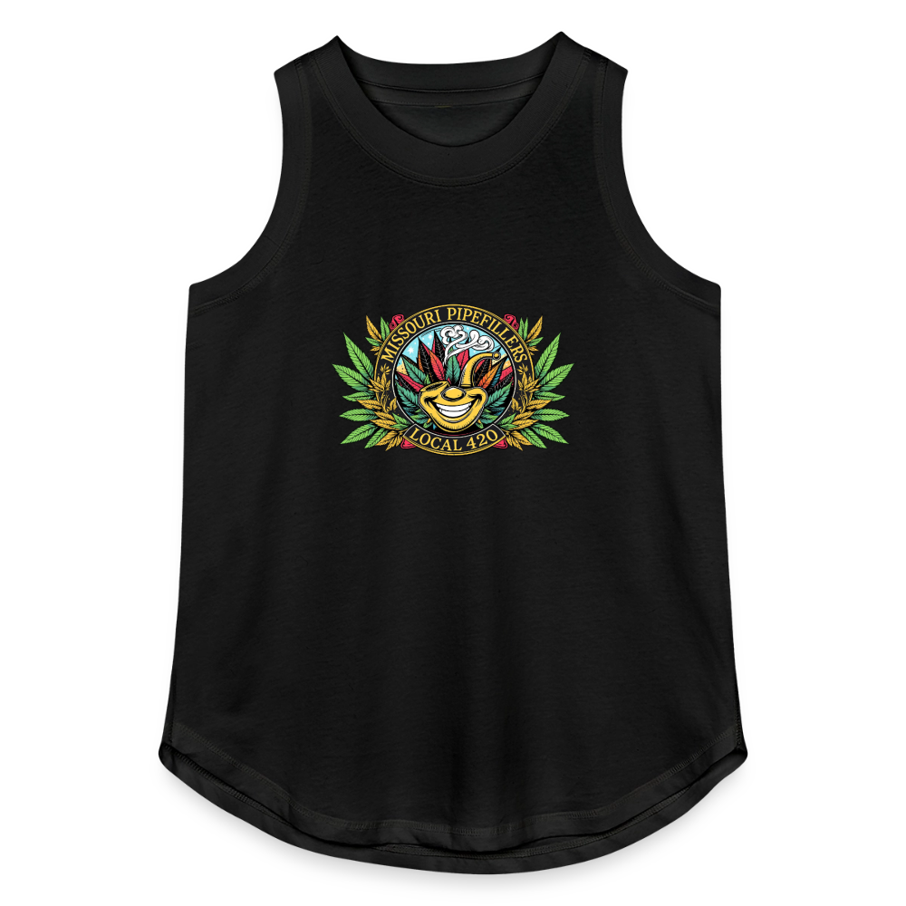 MISSOURI PIPEFILLERS LOCAL 420 Women's Relaxed Tank Top - black