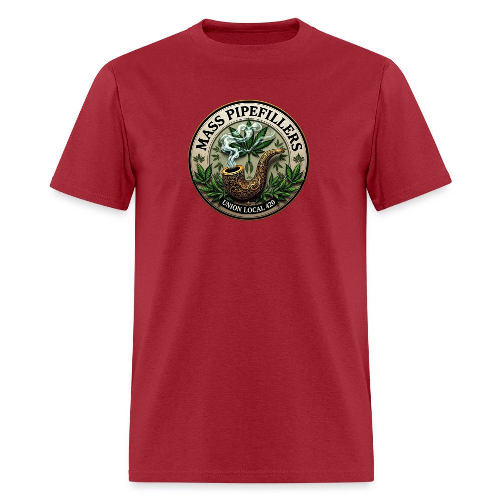 MASS PIPEFILLERS LOCAL 420 Men's T-Shirt - true red