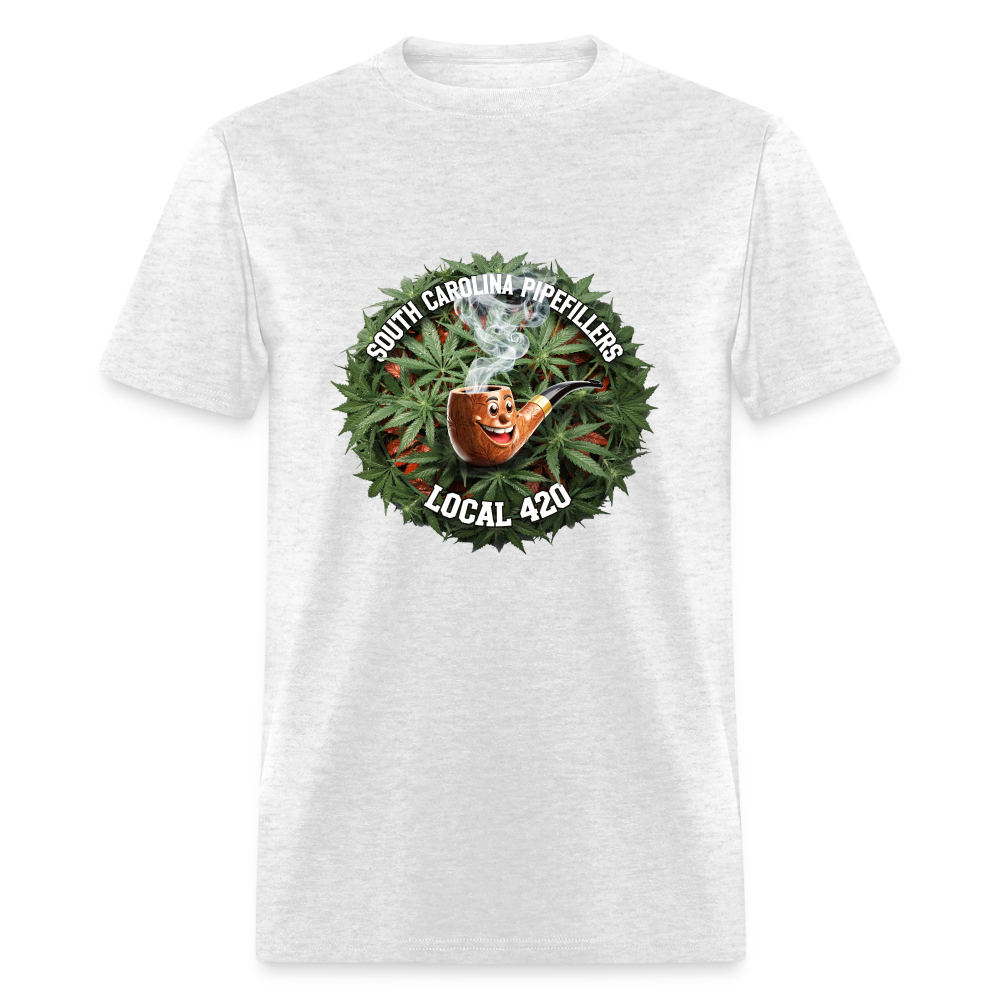 SOUTH CAROLINA PIPEFILLERS LOCAL 420 Men's T-Shirt - light heather gray
