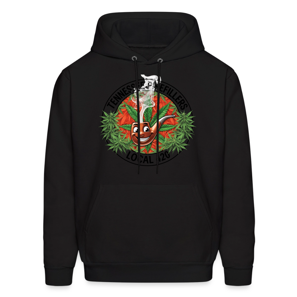 TENNESSEE PIPEFILLERS LOCAL 420 Men's Hoodie - black