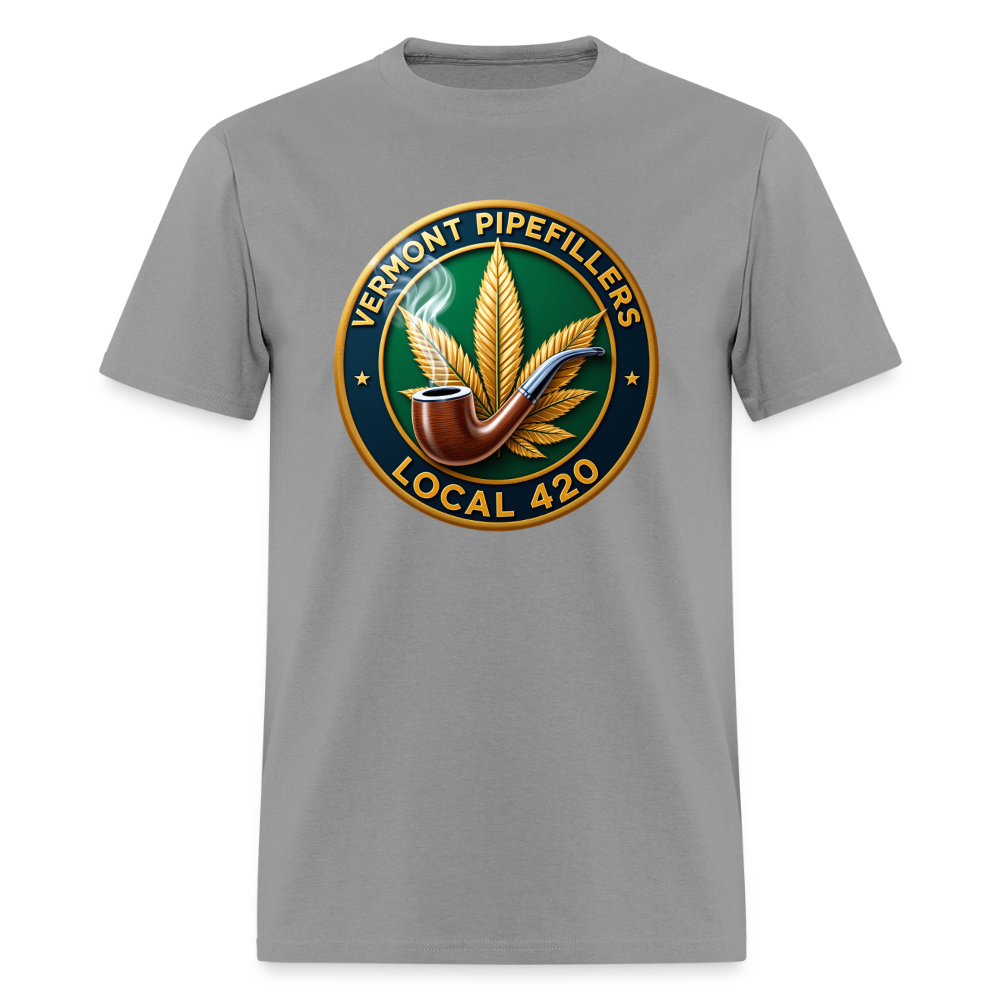 VERMONT PIPEFILLERS LOCAL 420 Men's T-Shirt - rock