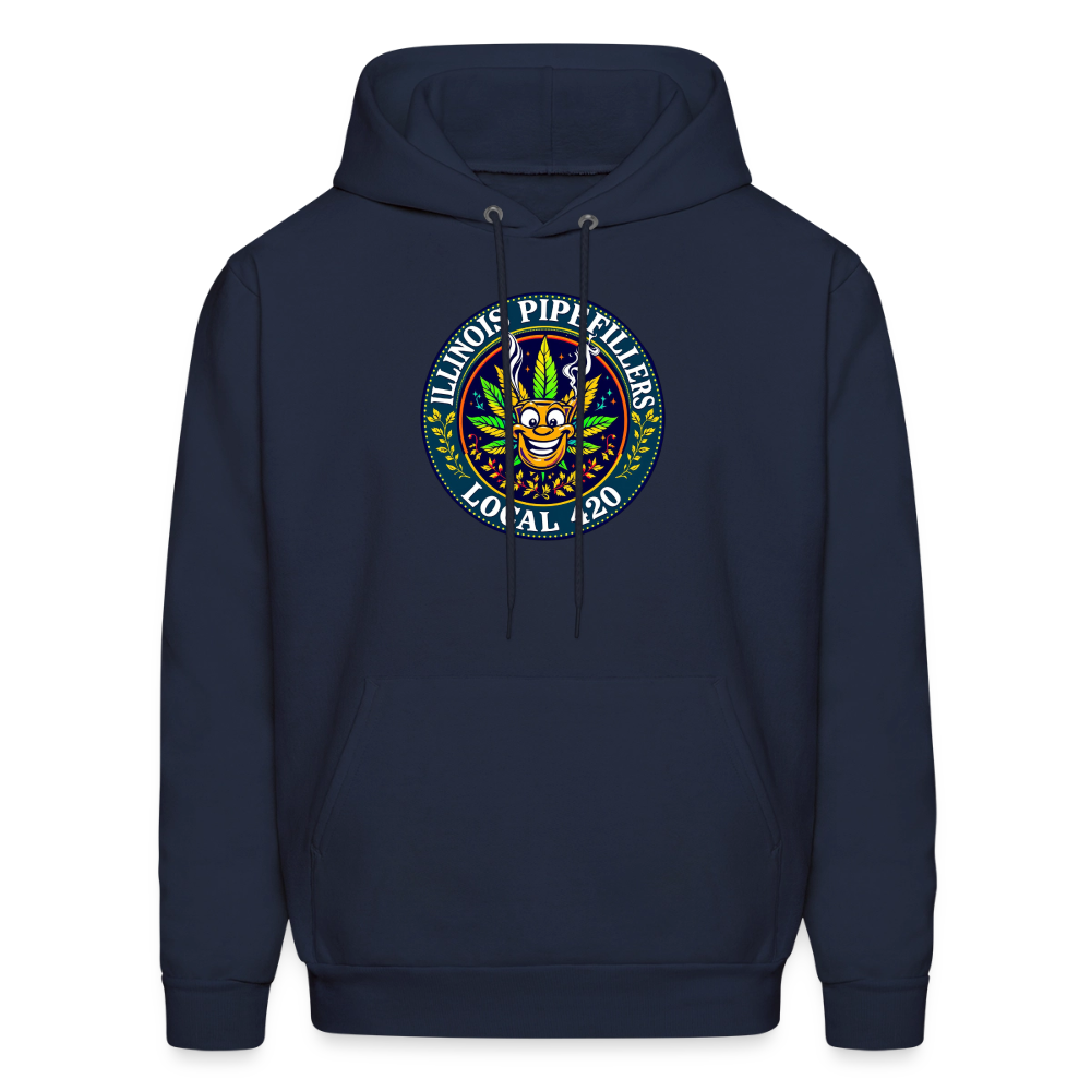 ILLINOIS PIPEFILLERS LOCAL 420 Men's Hoodie - navy
