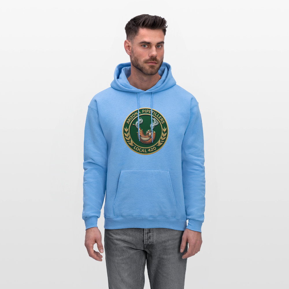 ARIZONIA PIPEFILLERS LOCAL 420 Men's Hoodie - carolina blue