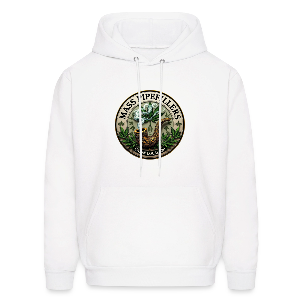 MASS PIPEFILLERS LOCAL 420 Men's Hoodie - white