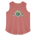 FLORIDA PIPEFILLERS LOCAL 420 F/B DESIGN Women's Curvy Relaxed Tank Top - mauve