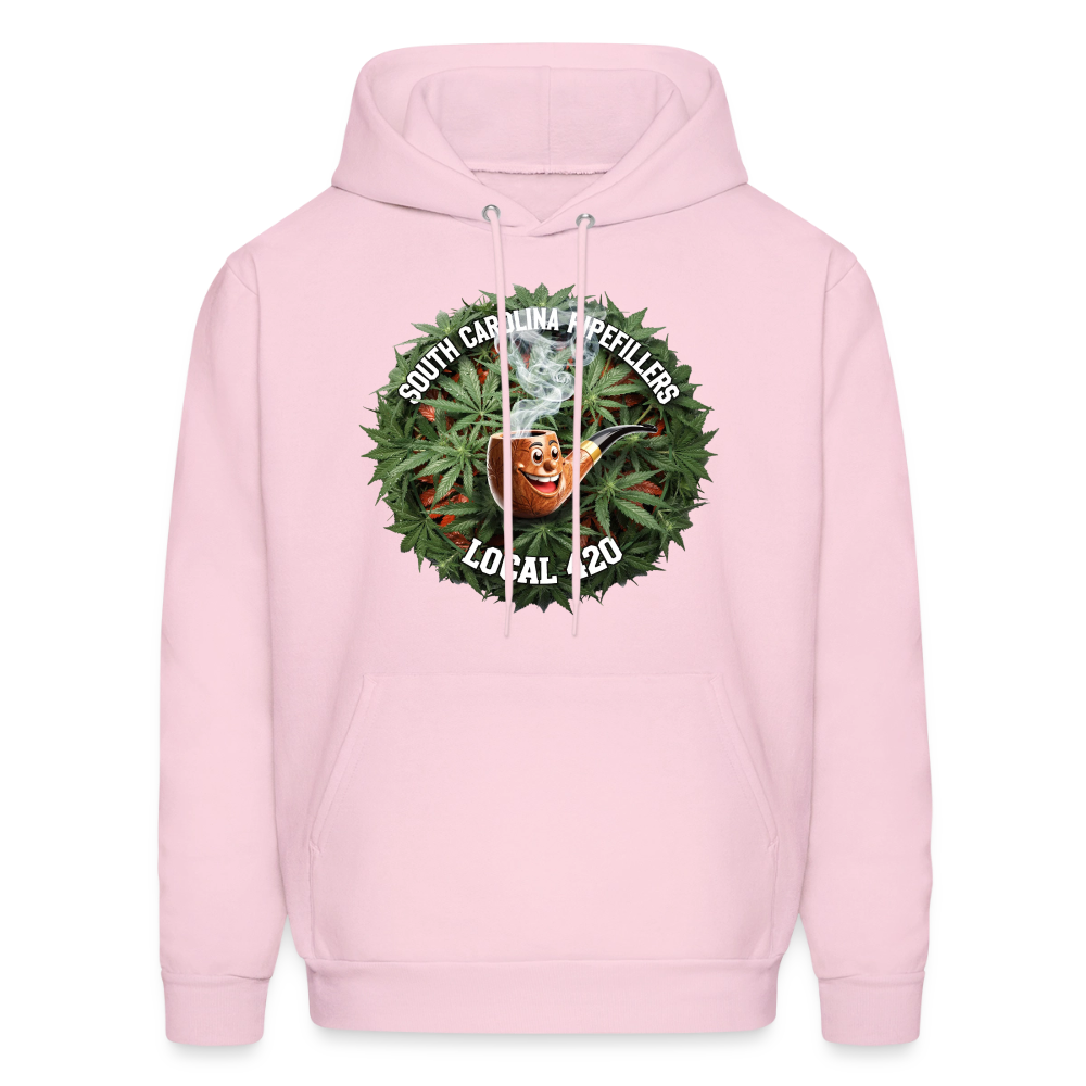 SOUTH CAROLINA PIPEFILLERS LOCAL 420 F/B DESIGN Men's Hoodie - pale pink