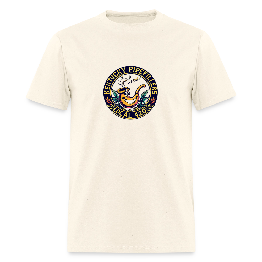 KENTUCKY PIPEFILLERS LOCAL 420 Men's T-Shirt - sweet cream heather