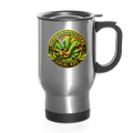 MICHIGAN PIPEFILLERS LOCAL 420 14oz Stainless Steel Travel Mug - silver
