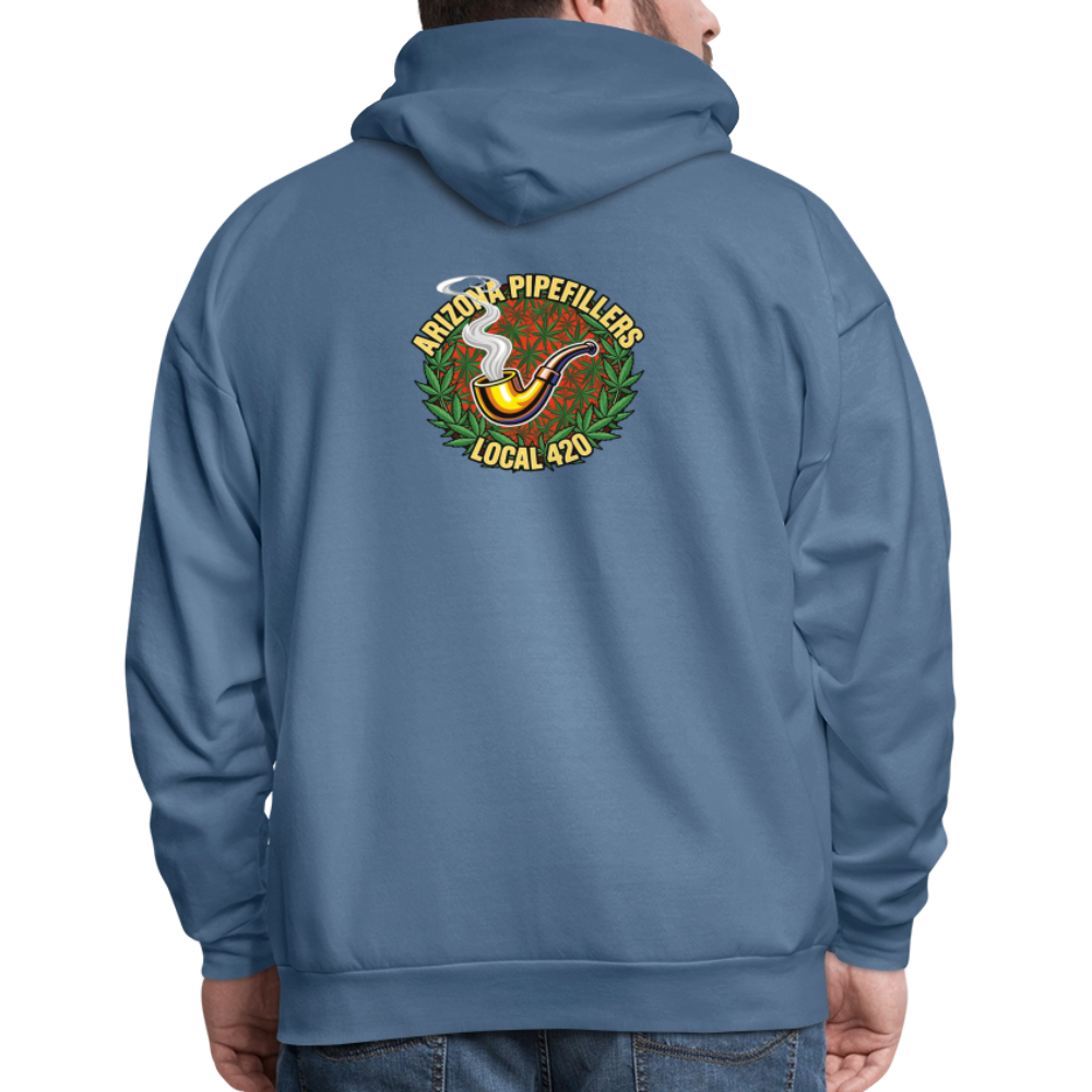 ARIZONA PIPEFILLERS LOCAL 420 F/B DESIGN Men's Hoodie - denim blue