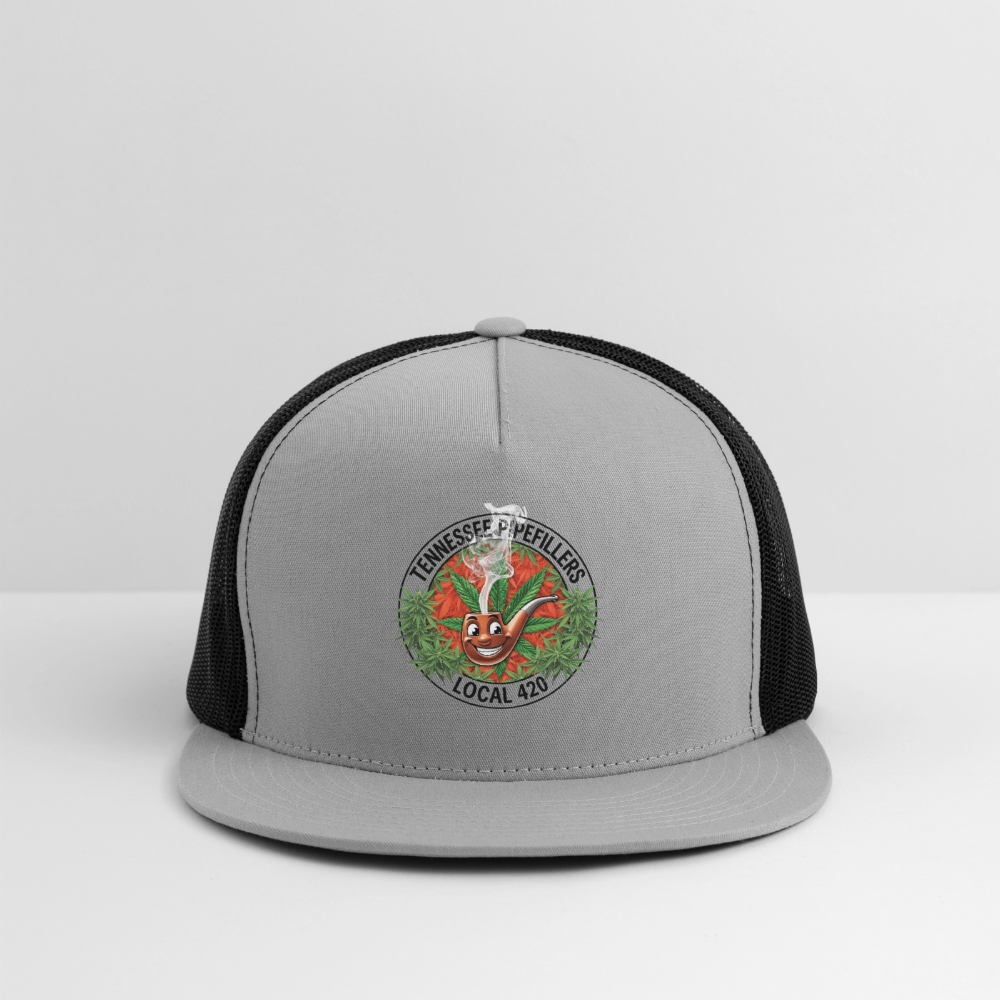 TENNESSEE PIPEFILLERS LOCAL 420 Trucker Hat - gray/black