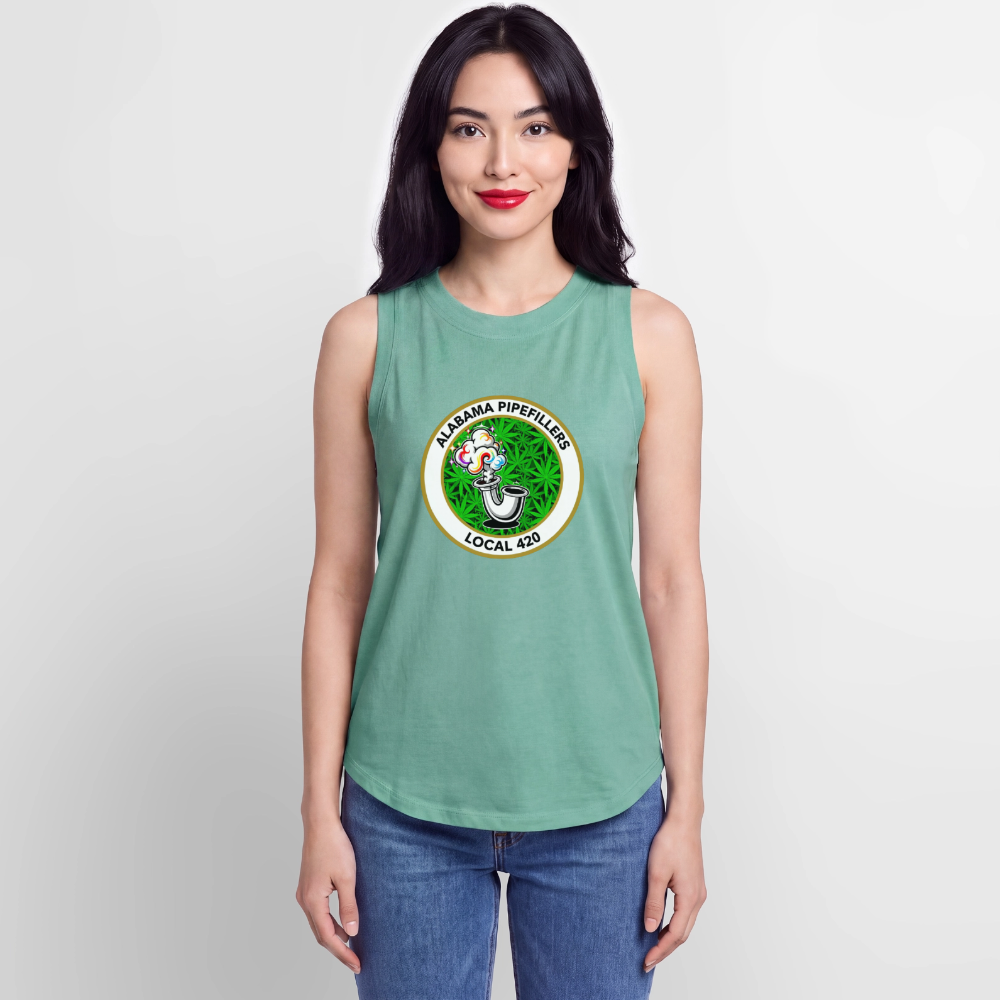 ALABAMA PIPEFILLERS LOCAL 420 Women's Relaxed Tank Top - saltwater
