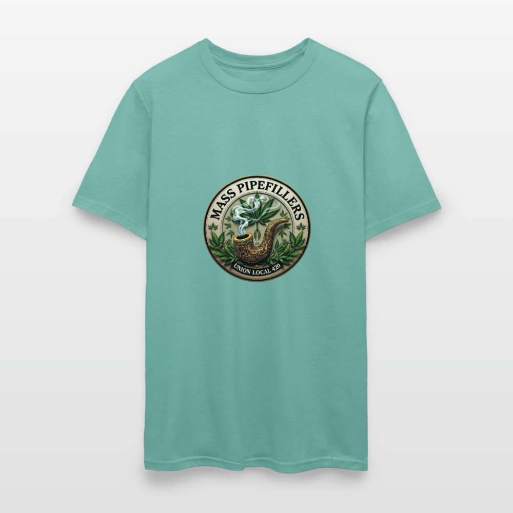 MASS PIPEFILLERS UNION LOCAL 420 Men's T-Shirt - aquatic