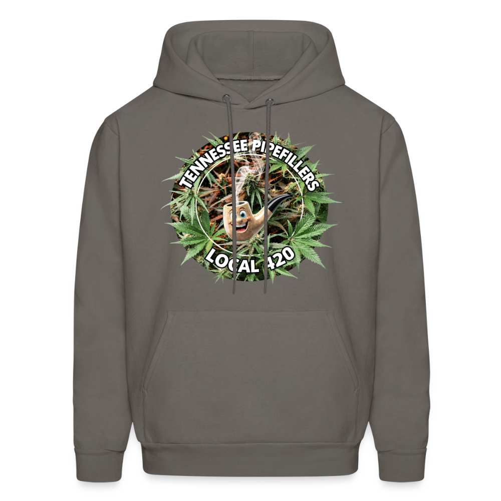 TENNESSEE PIPEFILLERS LOCAL 420 Men's  Hoodie - asphalt gray