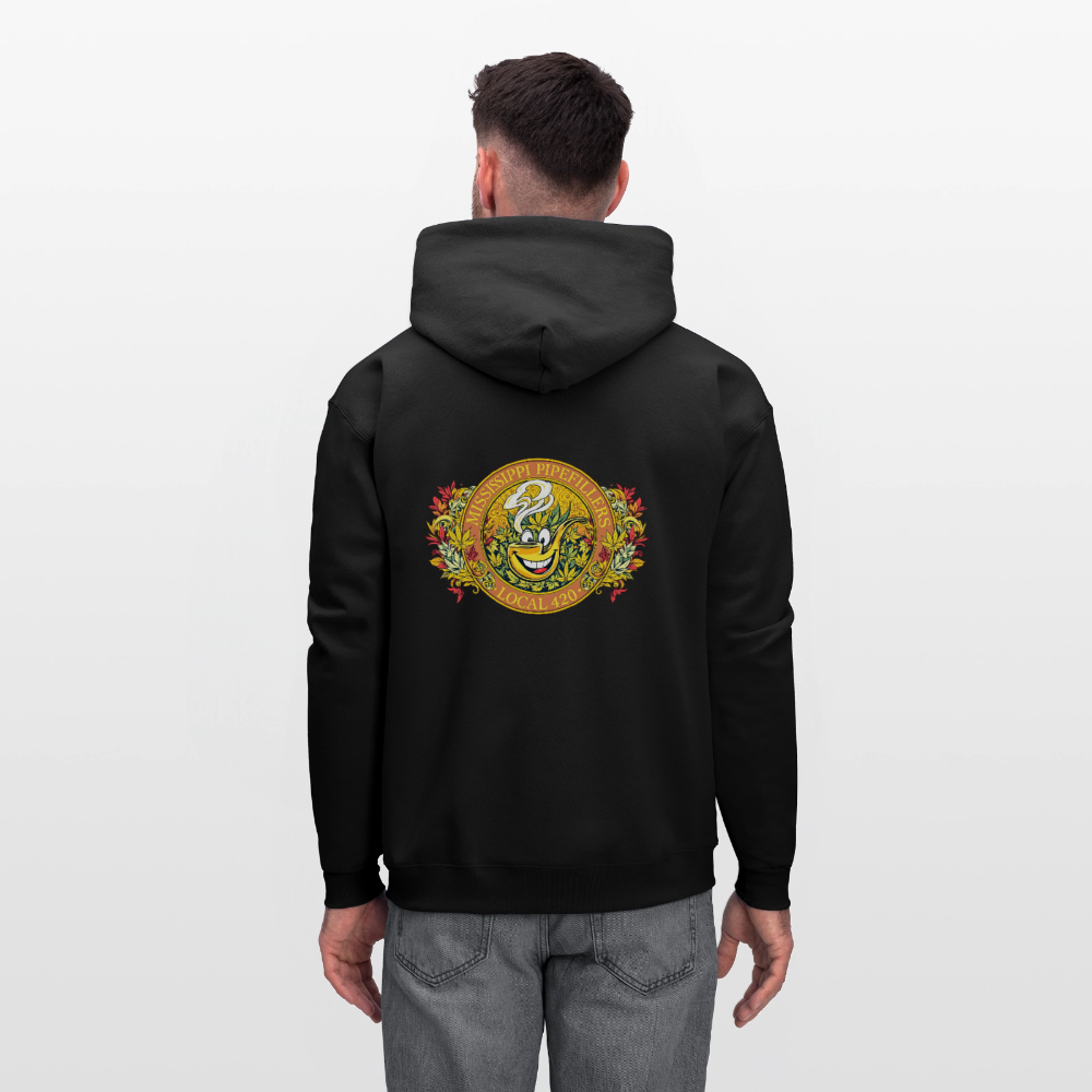 MISSISSIPPI PIPEFILLERS LOCAL 420 F/B DESIGNS Men's Hoodie - black