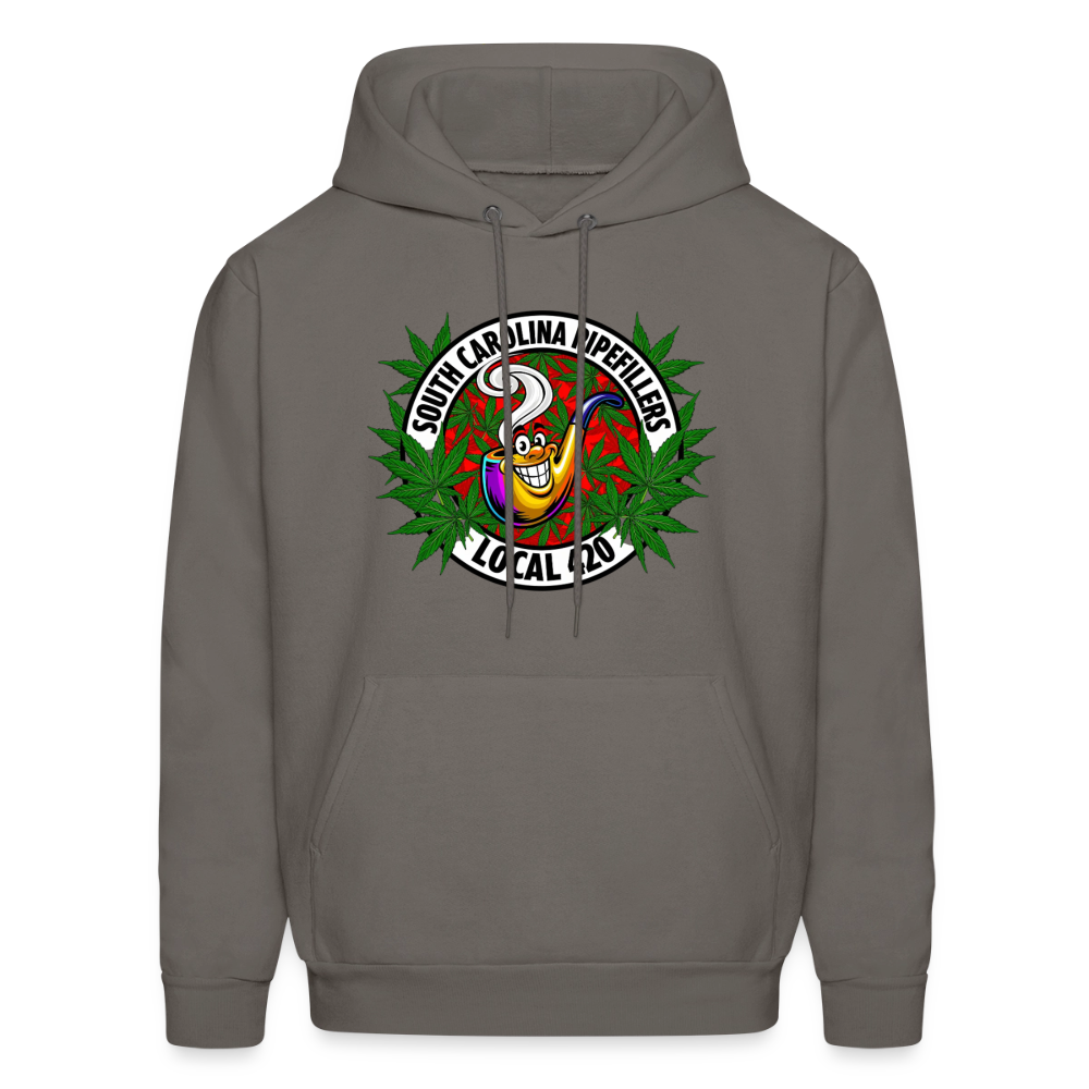 SOUTH CAROLINA PIPEFILLERS LOCAL 420 F/B DESIGN Men's Hoodie - asphalt gray