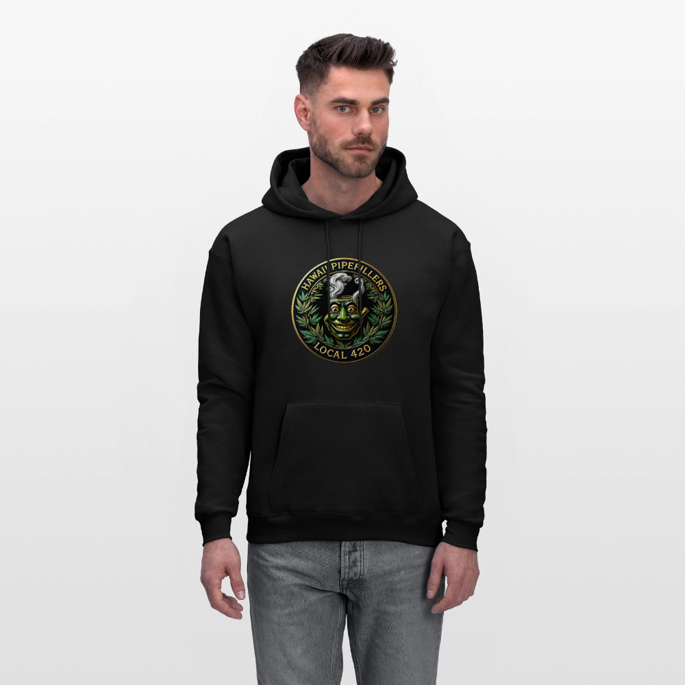 HAWAII PIPEFILLERS LOCAL 420 F/B DESIGN Men's Hoodie - black