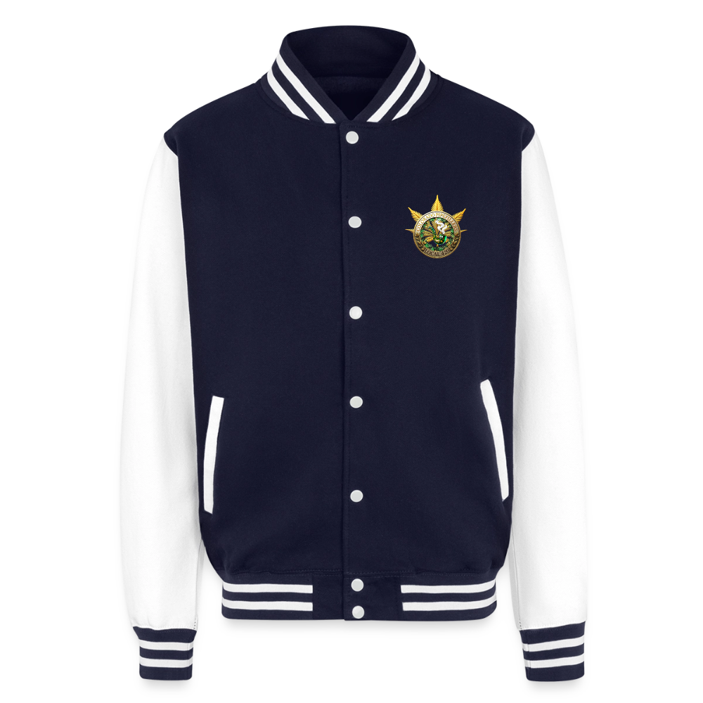 COLORADO PIPEFILLERS LOCAL 420 / 4 EMBLEM Unisex College Sweat Jacket - navy/white