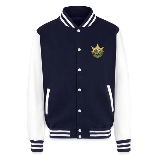 COLORADO PIPEFILLERS LOCAL 420 / 4 EMBLEM Unisex College Sweat Jacket - navy/white