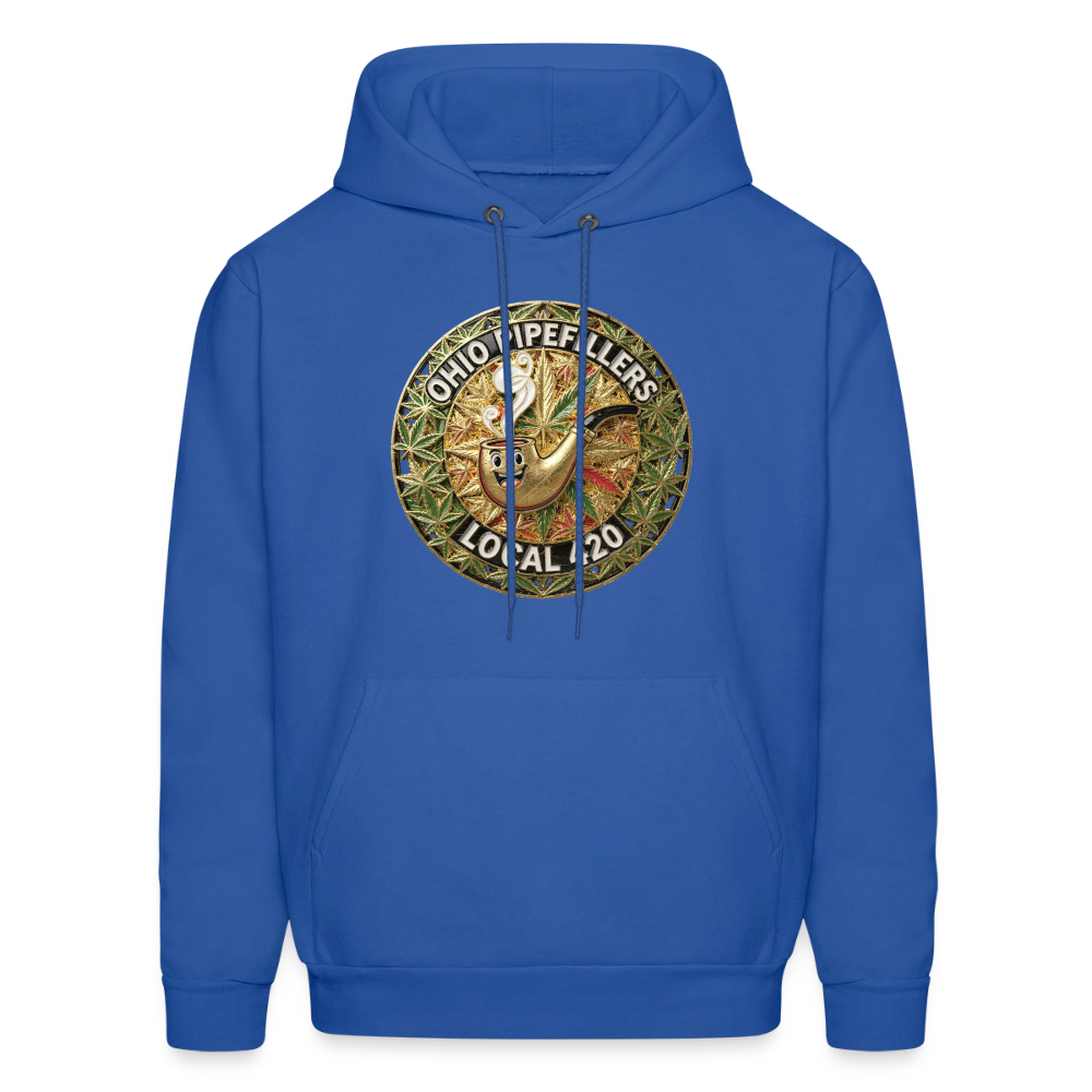 OHIO PIPEFILLERS LOCAL 420  F/B DESIGNS Men's Hoodie - royal blue